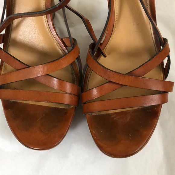 Coach Tan Leather Espadrilles - Picture 2 of 8